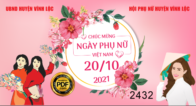 Chúc mừng ngày 20.10 UBND Huyện Vĩnh Lộc