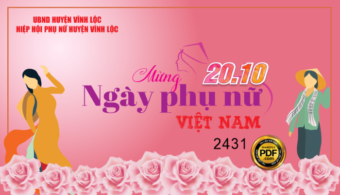 mừng 20.10 ngày phụ nữ Việt nam 2022