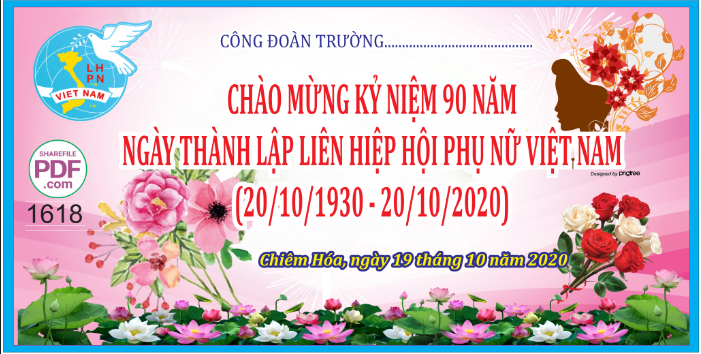 Chào mừng kỷ niệm 91 năm ngày thành lập hội phụ nữ Việt Nam