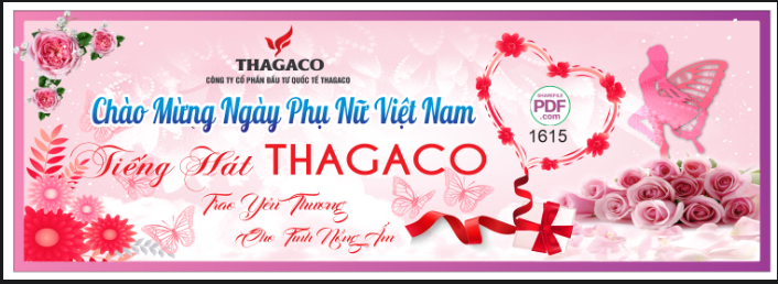  Thagaco - chào mừng ngày phụ nữ Việt Nam