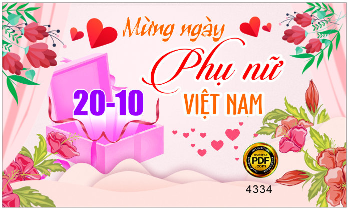 Chúc mừng ngày phụ nữ Việt Nam 20/10 #3 