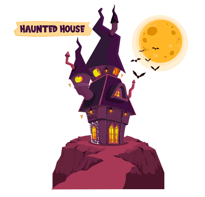 Market trang trí Lễ hội Halloween vector file corel #33