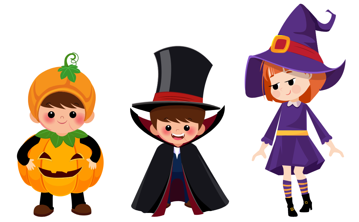 Market trang trí Lễ hội Halloween vector file corel #36