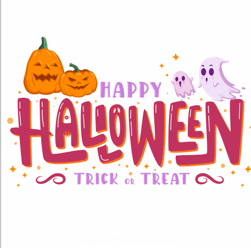 Market trang trí Lễ hội Halloween vector file corel #37