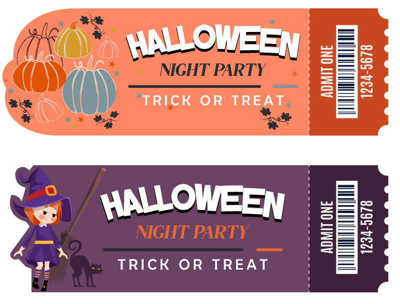 Market trang trí Lễ hội Halloween vector file corel #39