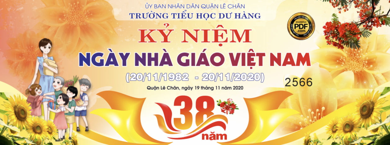 kỷ niệm ngày nhà giáo Việt Nam trường TH Lê Chân