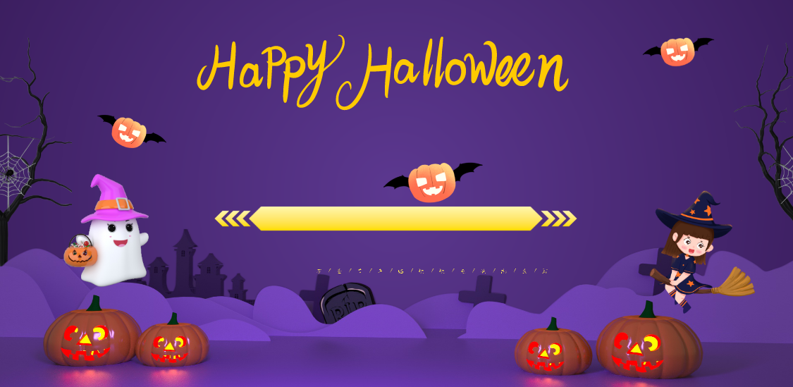 Market trang trí Lễ hội Halloween vector file corel #44