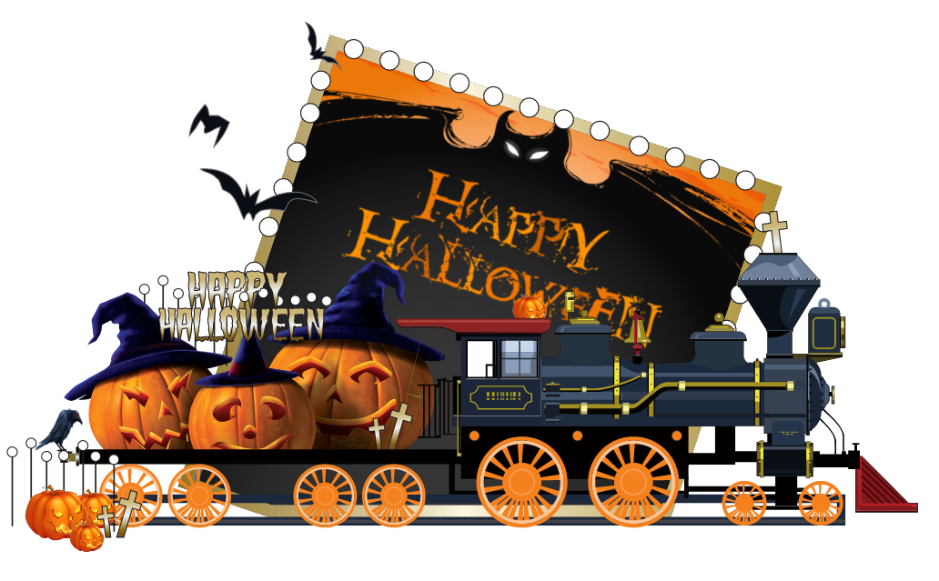 Market trang trí Lễ hội Halloween vector file corel #45