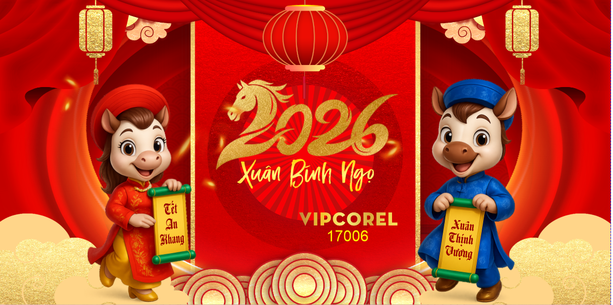 Backdrop Happy New Year 2026 file corel #13