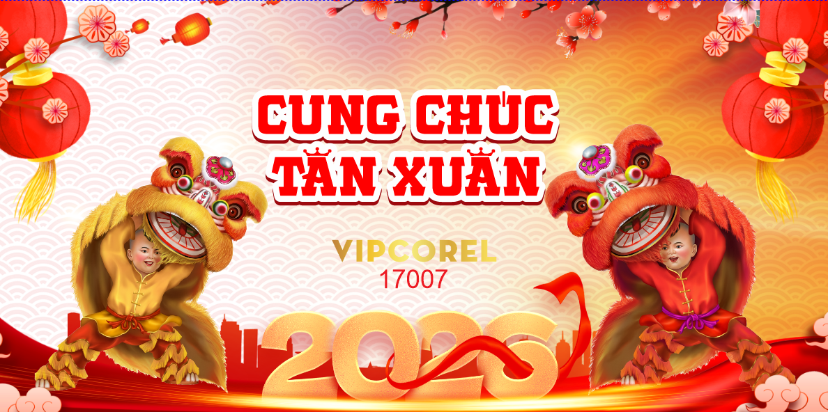Backdrop Happy New Year 2026 file corel #14