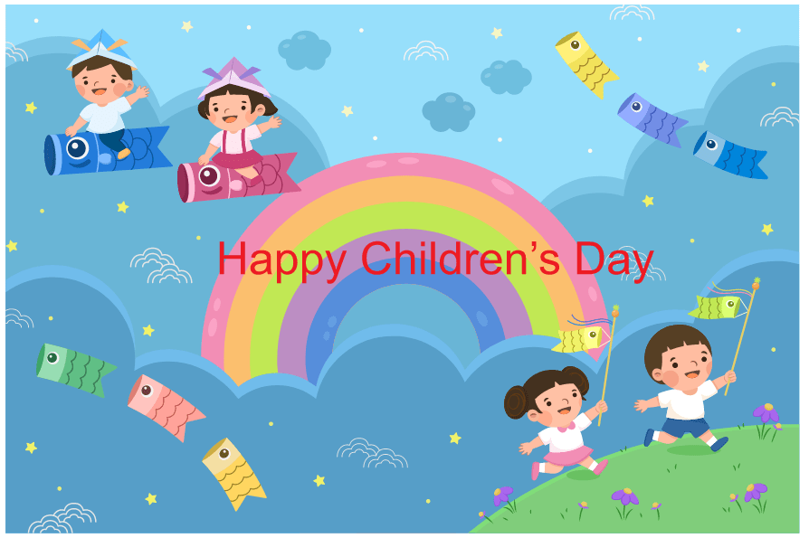 Vector Happy Children's Day file corel #3
