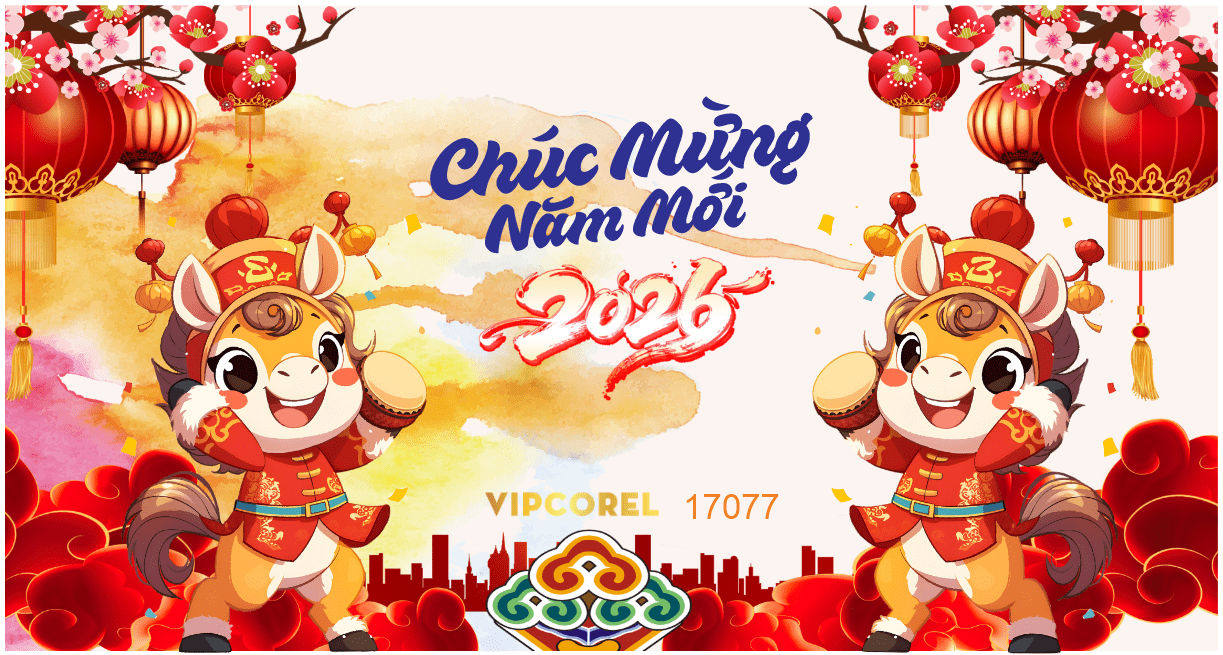 Backdrop Happy New Year 2026 file corel #58