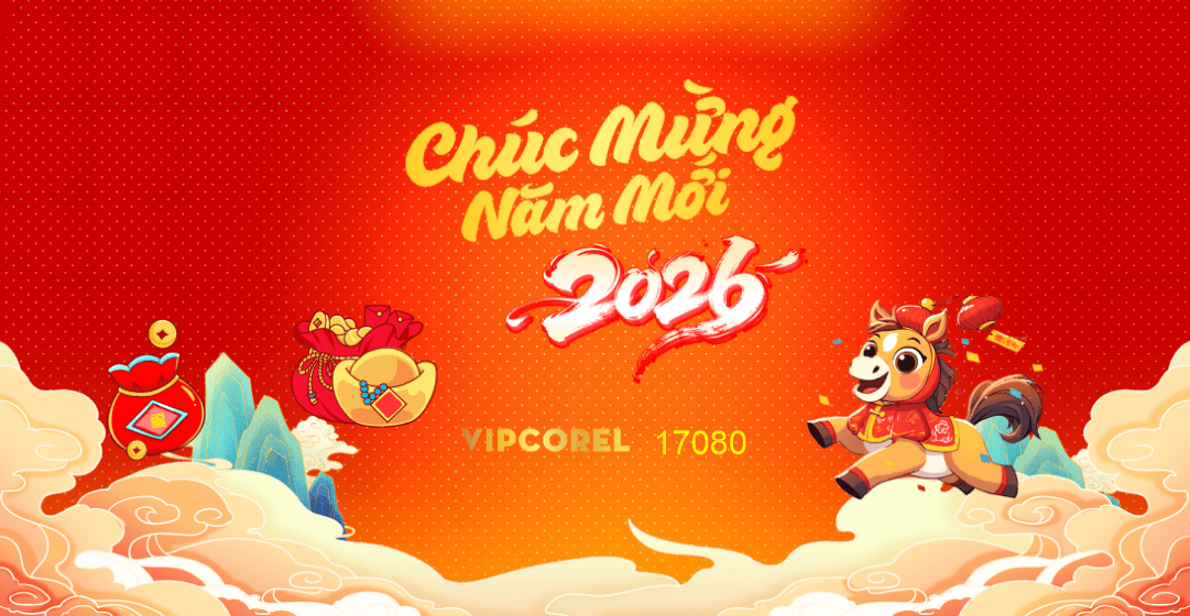 Backdrop Happy New Year 2026 file corel #61