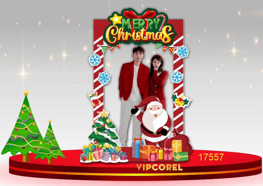 Market chụp ảnh Giáng sinh noel - merry christmas