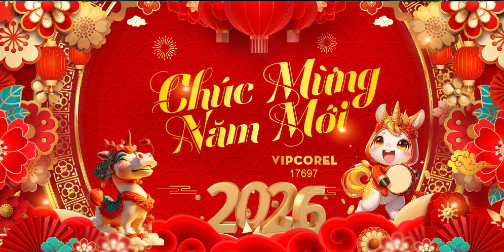 Backdrop Happy New Year 2026 file corel #323