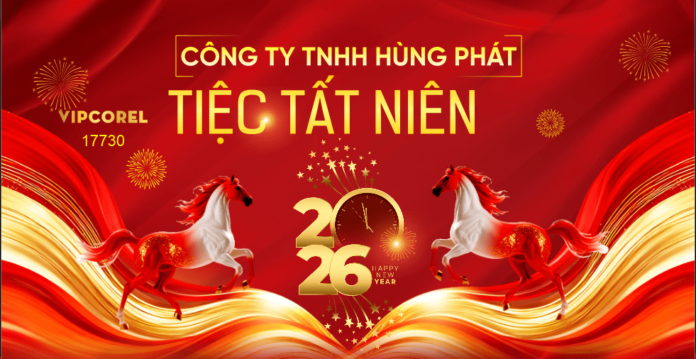 Backdrop Happy New Year 2026 file corel #351