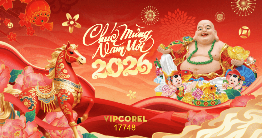 Backdrop Happy New Year 2026 file corel #368