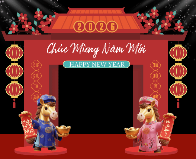 Backdrop Happy New Year 2026 file corel #370