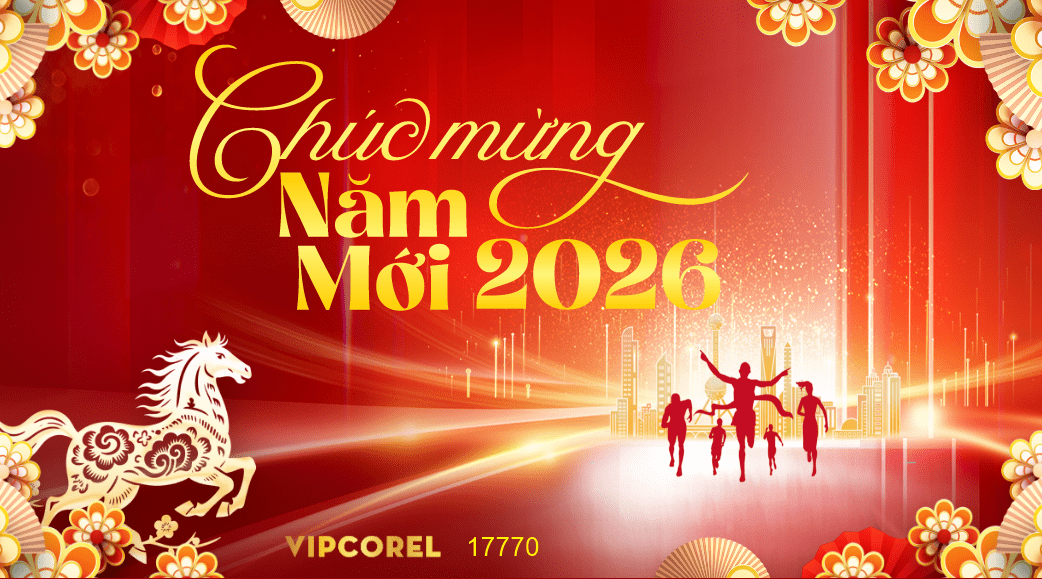 Backdrop Happy New Year 2026 file corel #375