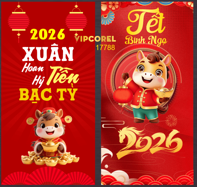 Backdrop Happy New Year 2026 file corel #393