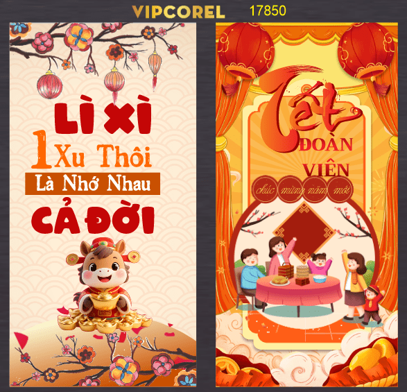 Market Chúc mừng năm mới 2026 file corel #427