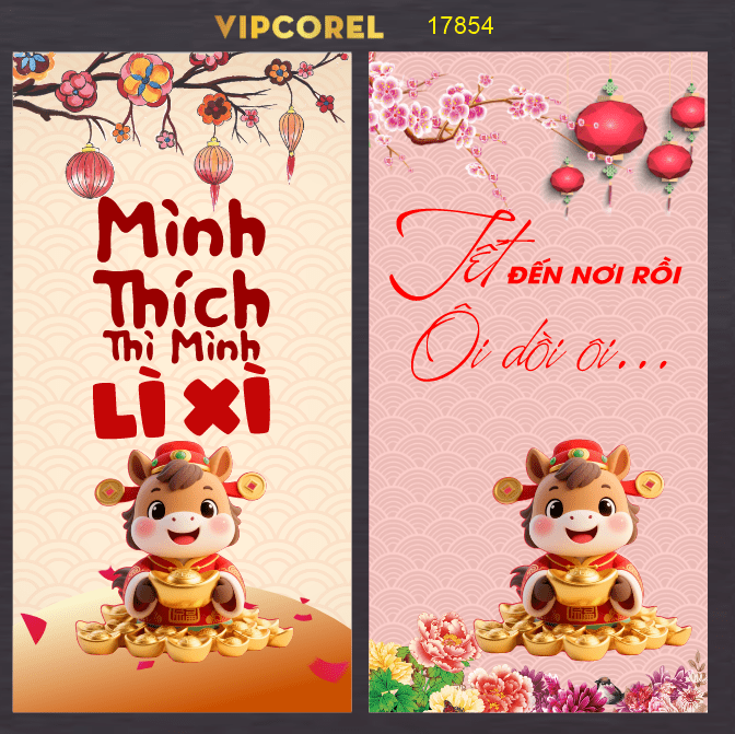 Market Chúc mừng năm mới 2026 file corel #431