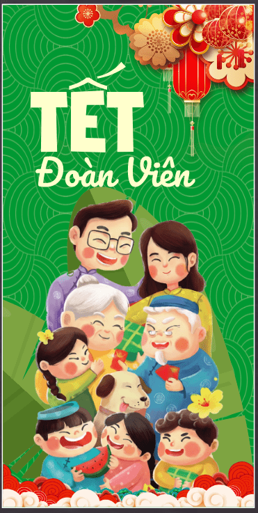 Market Chúc mừng năm mới 2026 file corel #447