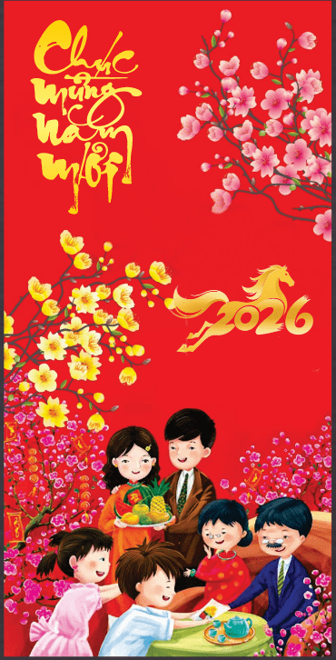 Bao Lixi Chúc mừng năm mới 2026 file corel #459