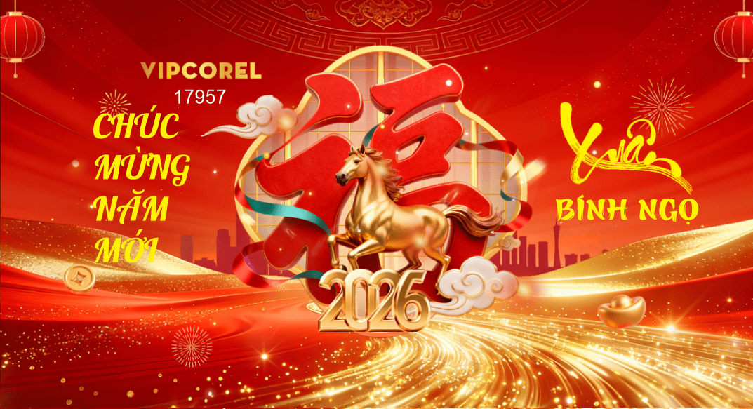 Market Chúc mừng năm mới 2026 file corel #502