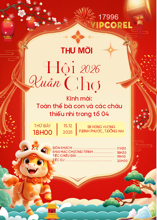 Thư mời chúc mừng năm mới 2026 #9