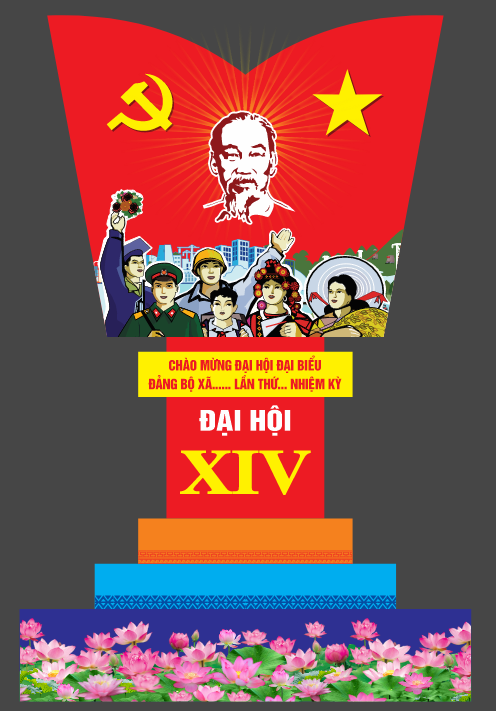 BIỂU TRƯNG TRANG TRÍ ĐẠI HỘI XIV 2026-2031