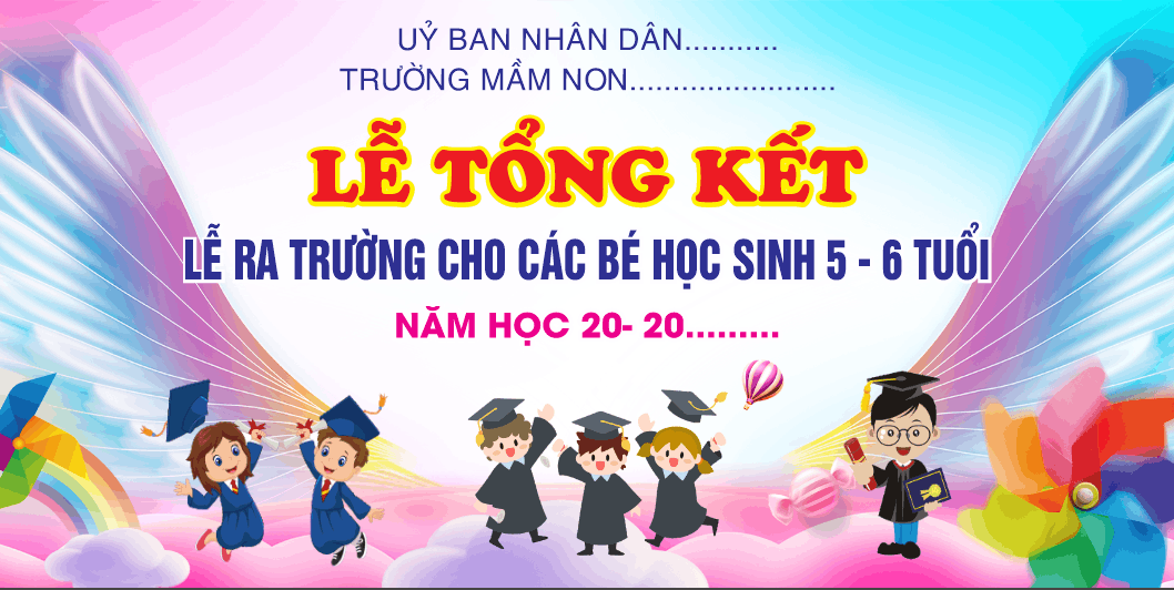 Market Lễ Tổng Kết lễ ra trường cho các bé