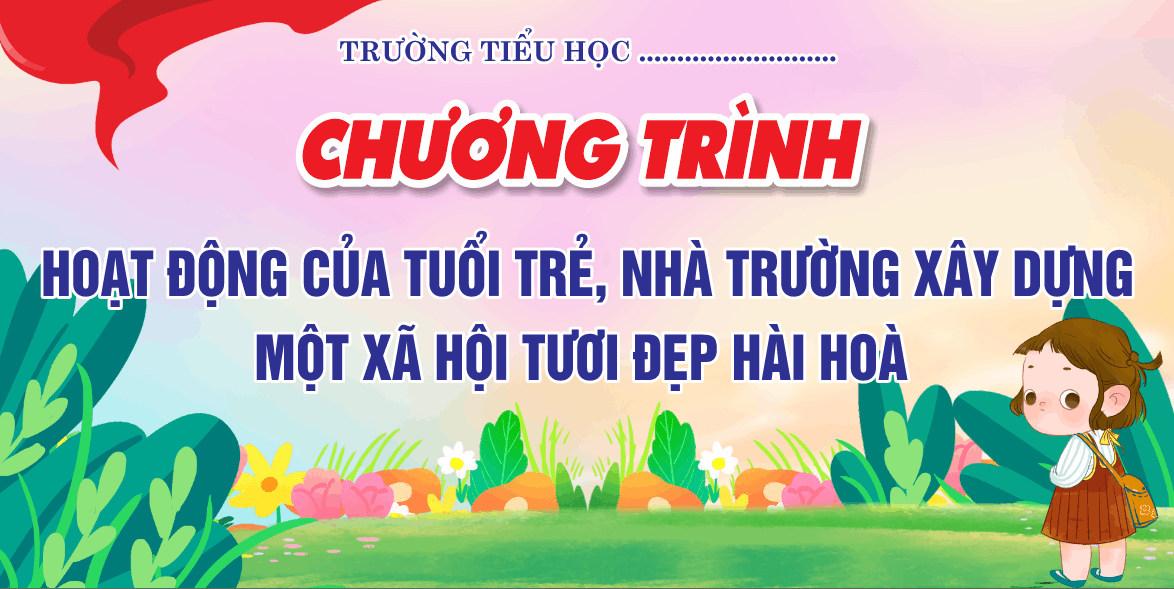 Market chương trình hoạt động của tuổi trẻ, nhà trường