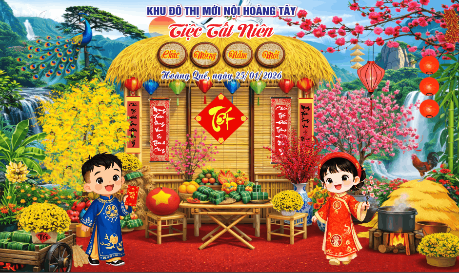 Market Chúc mừng năm mới 2026 file corel #561