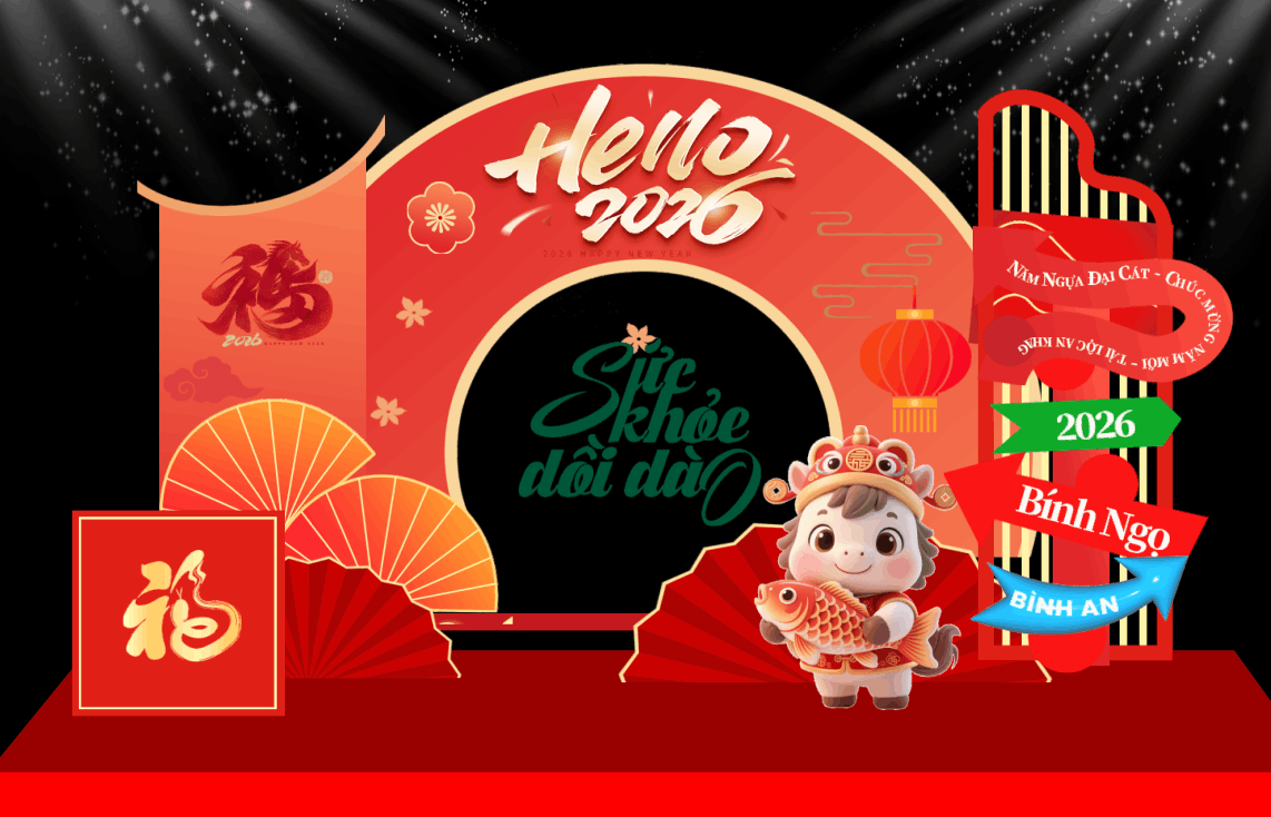 Market Chúc mừng năm mới 2026 file corel #582