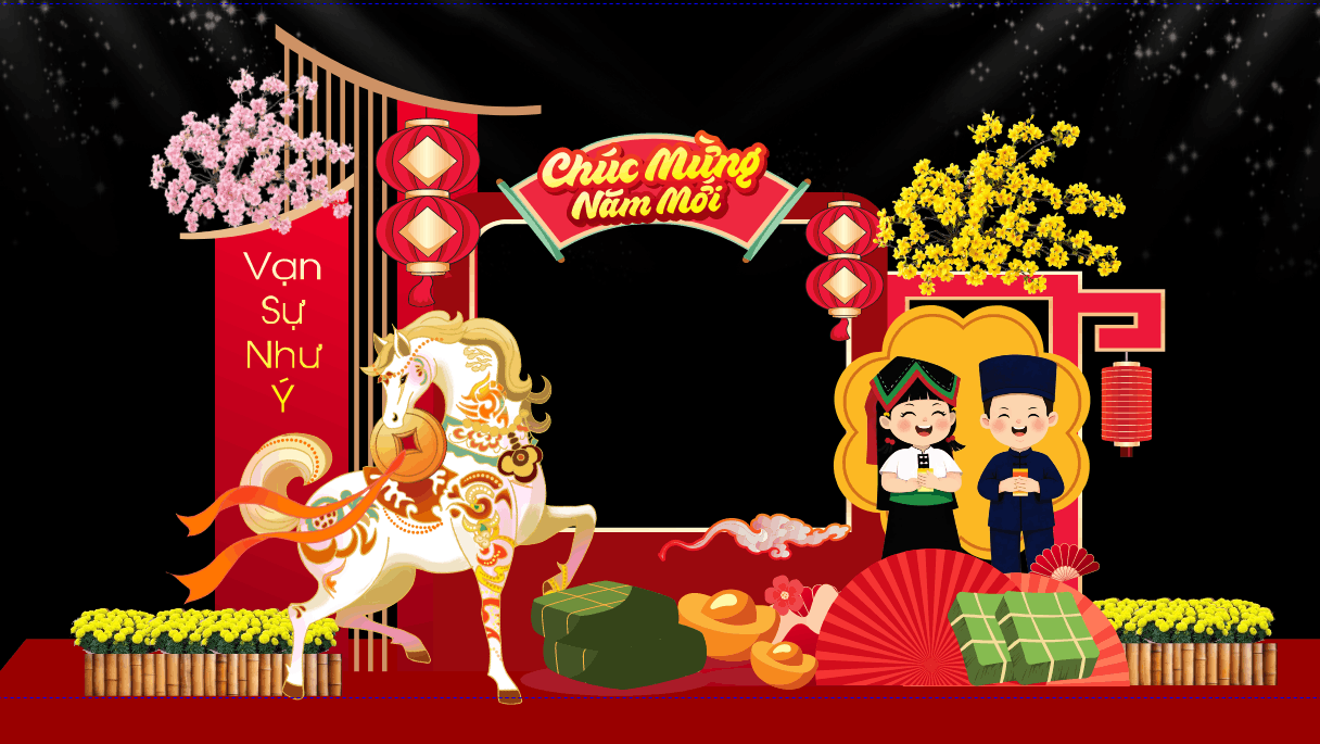 Market Chúc mừng năm mới 2026 file corel #601