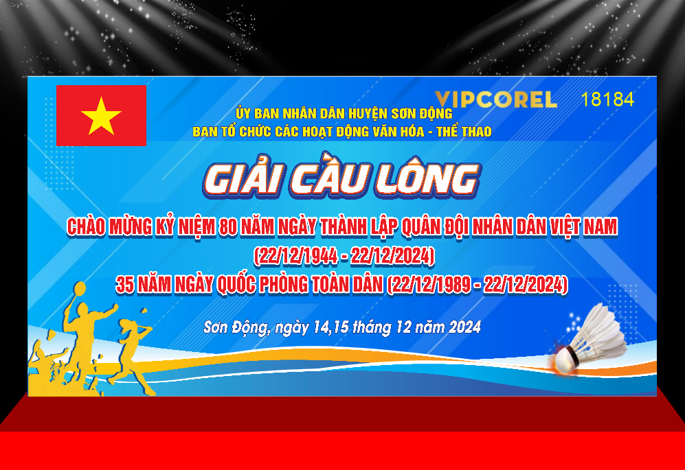 Market giải Cầu Lông kỷ niệm thành lập Quân Đội