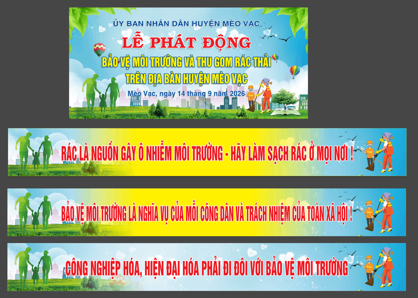 Lễ Phát Động bảo vệ môi trường và thu gom rác