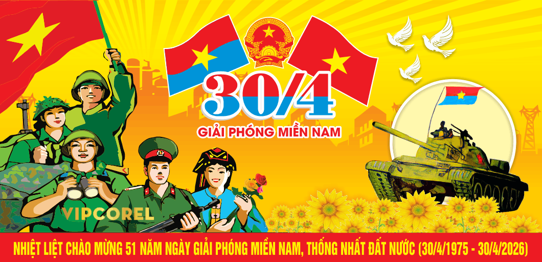 Pano chào mừng kỷ niệm 51 năm 30-4 năm 2026 #2