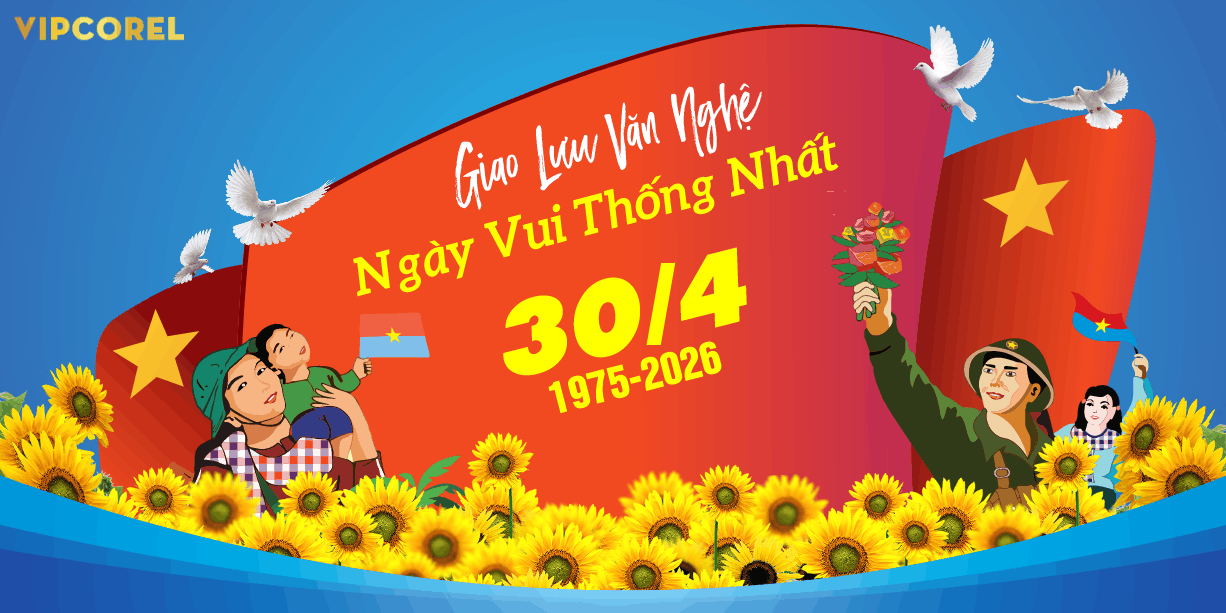 Market giao lưu văn nghệ ngày vui thống nhất 30/4