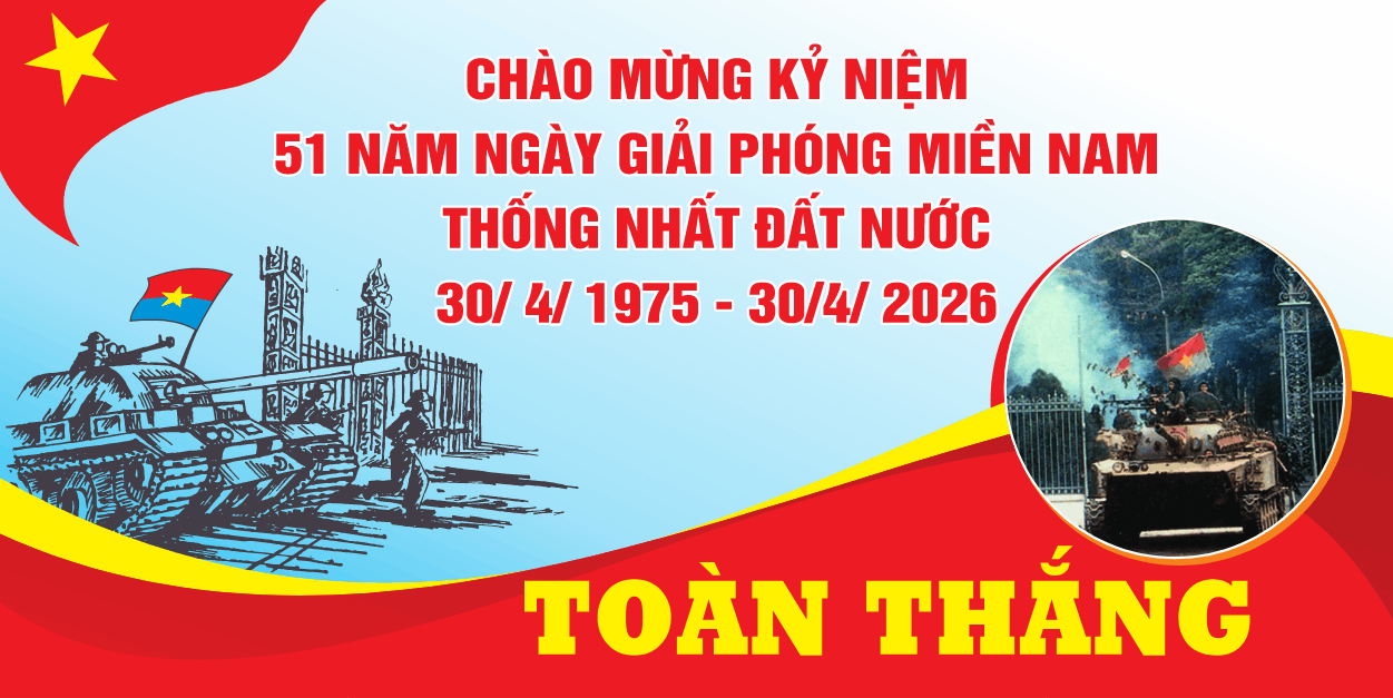 Pano chào mừng kỷ niệm 51 năm 30-4 năm 2026 #6