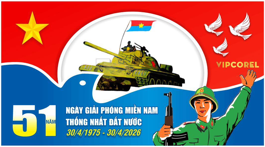 Pano chào mừng kỷ niệm 51 năm 30-4 năm 2026 #12