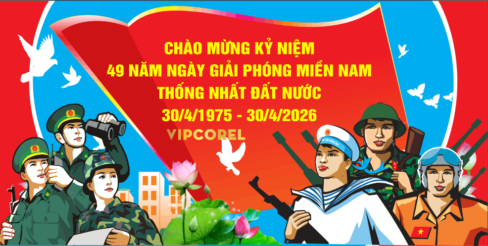 Pano chào mừng kỷ niệm 51 năm 30-4 năm 2026 #17