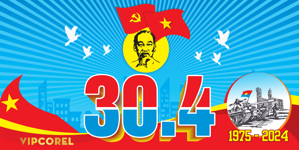 Pano chào mừng kỷ niệm 51 năm 30-4 năm 2026 #18