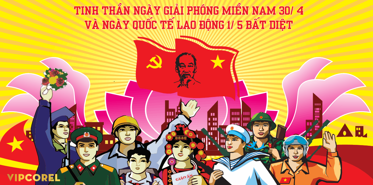 Pano chào mừng kỷ niệm 51 năm 30-4 năm 2026 #19