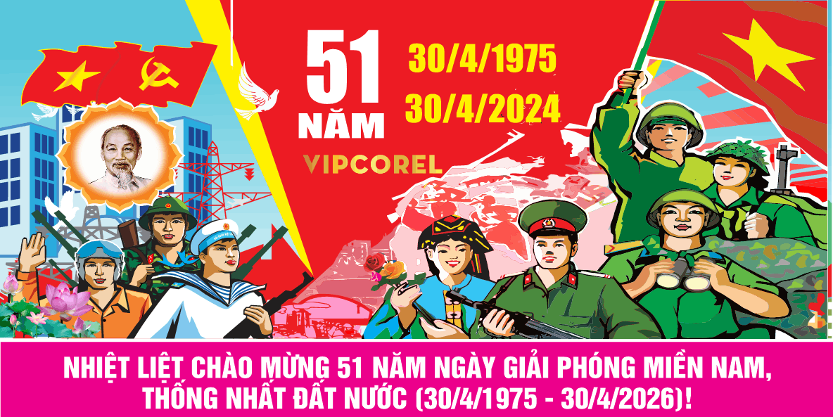 Pano chào mừng kỷ niệm 51 năm 30-4 năm 2026 #25