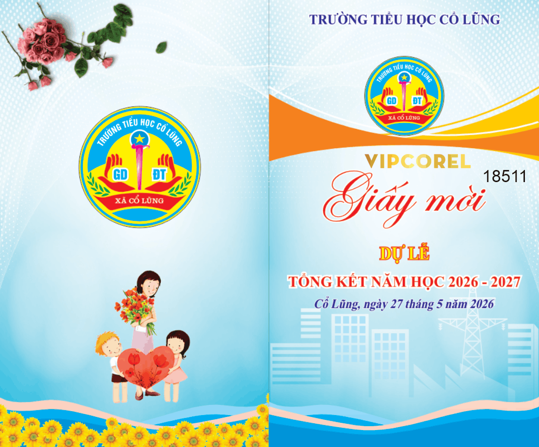 Giấy mời dự lễ Tổng kết năm học 2026 - 2027