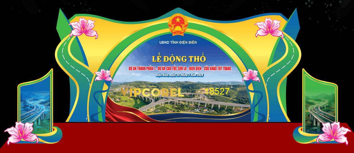Mẫu market thiết kế Lễ Động Thổ đường cao tốc #2