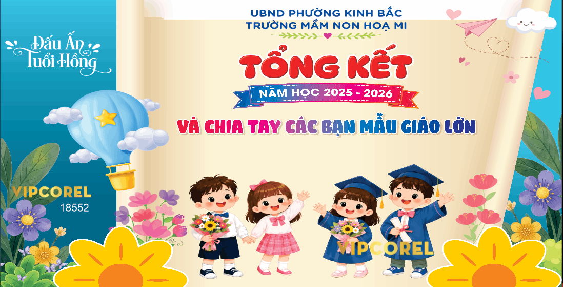Market tổng kết năm học và chia tay mẫu giáo