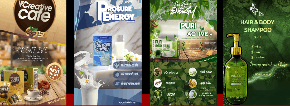 poster QC sp tiêu dùng và chăm sóc sức khỏe